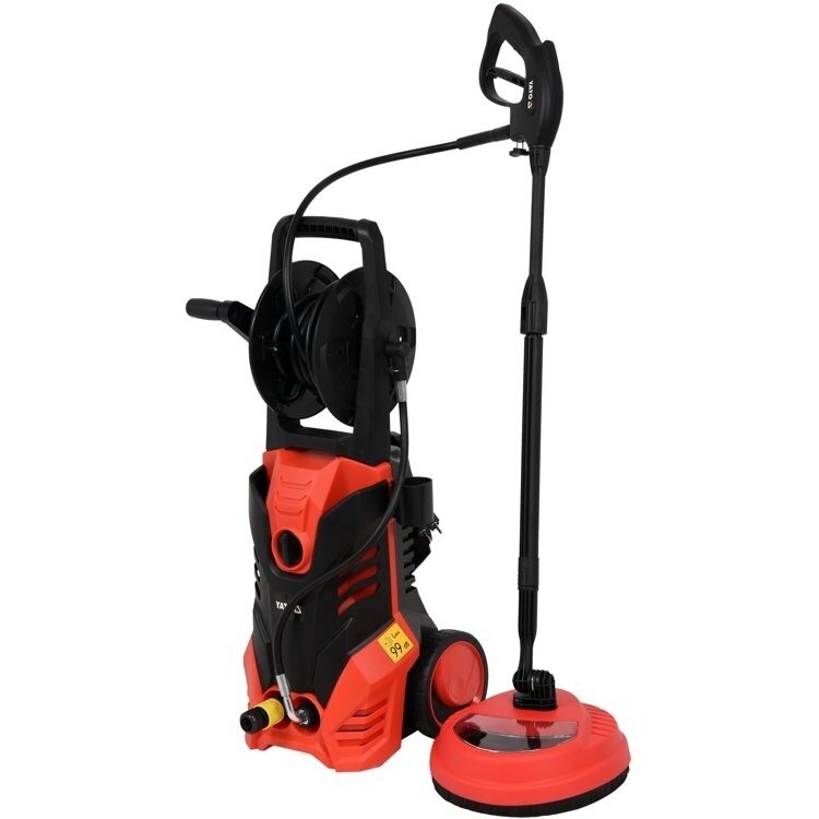 Aukšto slėgio plovimo įrenginys su priedais 150BAR / 2000W Aukšto slėgio plovimo įrenginys su priedais 150BAR / 2000W