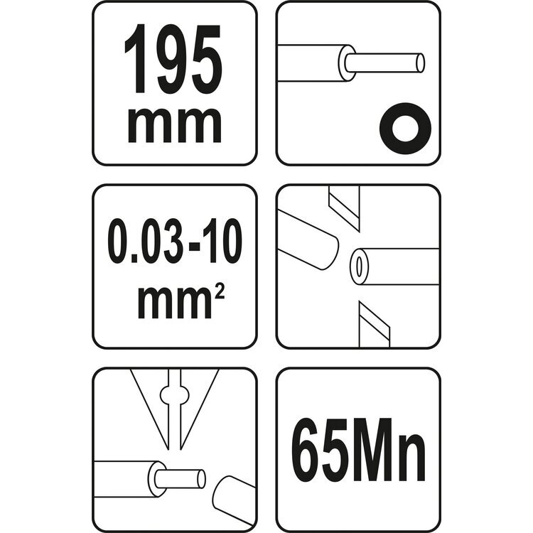 Automatinės izoliacinės replės 0.03-10mm2 Yato YT-22753 3 Automatinės izoliacinės replės 0.03-10mm2 Yato YT-22753 3