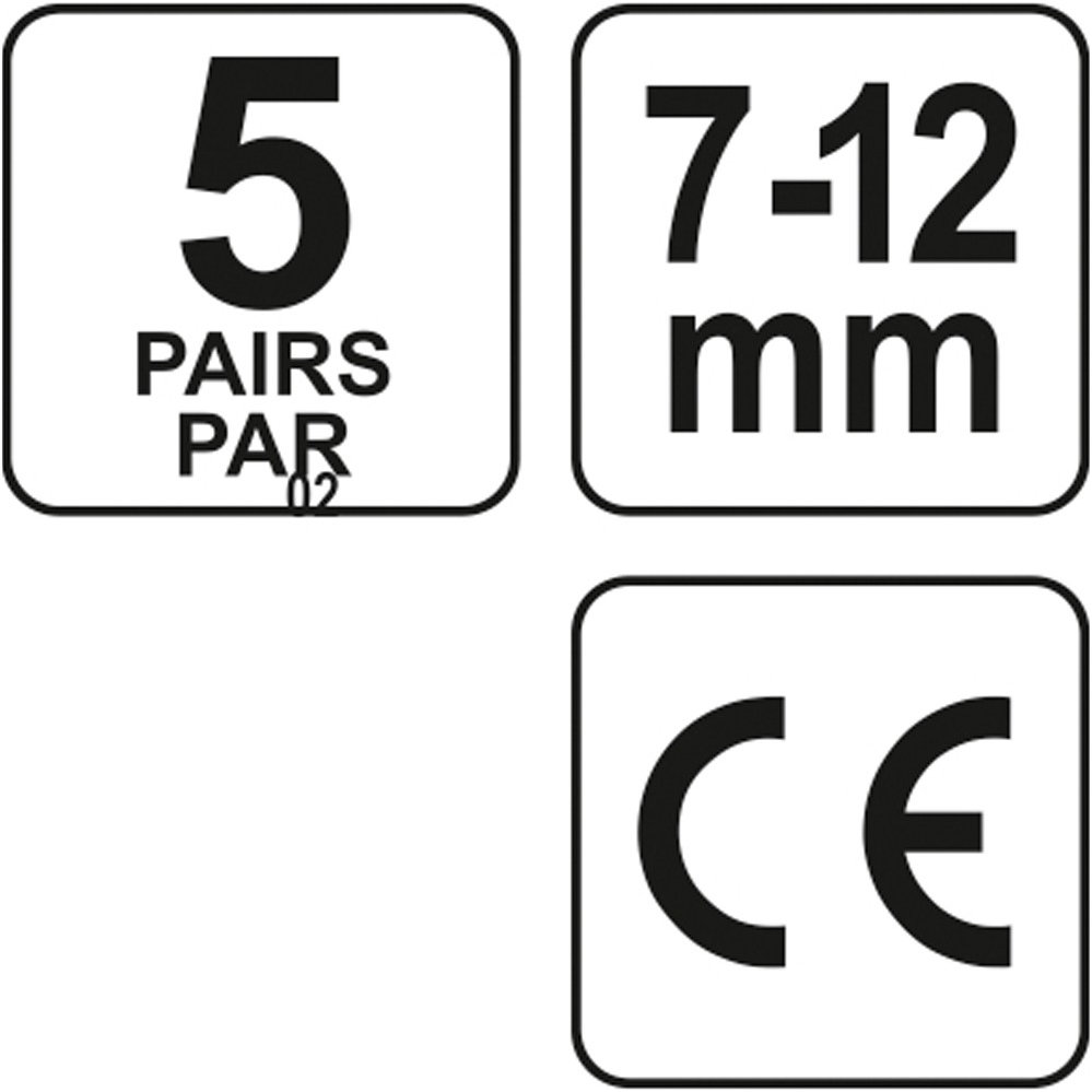 Ausų kamšteliai 34dB 5 poros YATO 3 Ausų kamšteliai 34dB 5 poros YATO 3