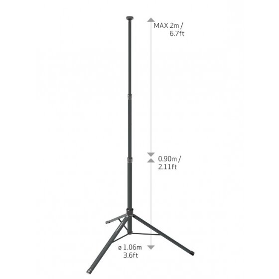 Battery work light TOWER COMPACT CONNECT with tripod, 2500 l CAS, Scangrip 5