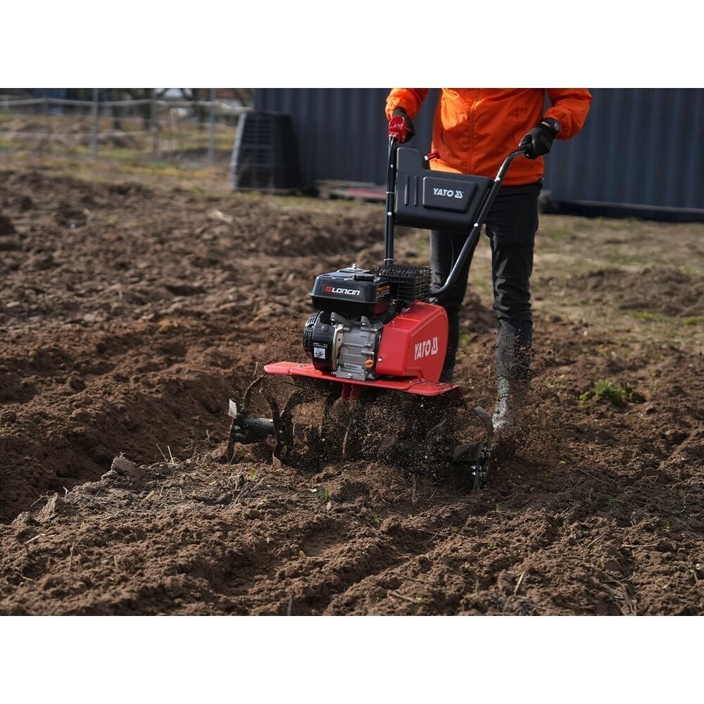Benzininis motoblokas 196cm³ 35–85cm darbinis plotis YATO YT-85591 15 Benzininis motoblokas 196cm³ 35–85cm darbinis plotis YATO YT-85591 15