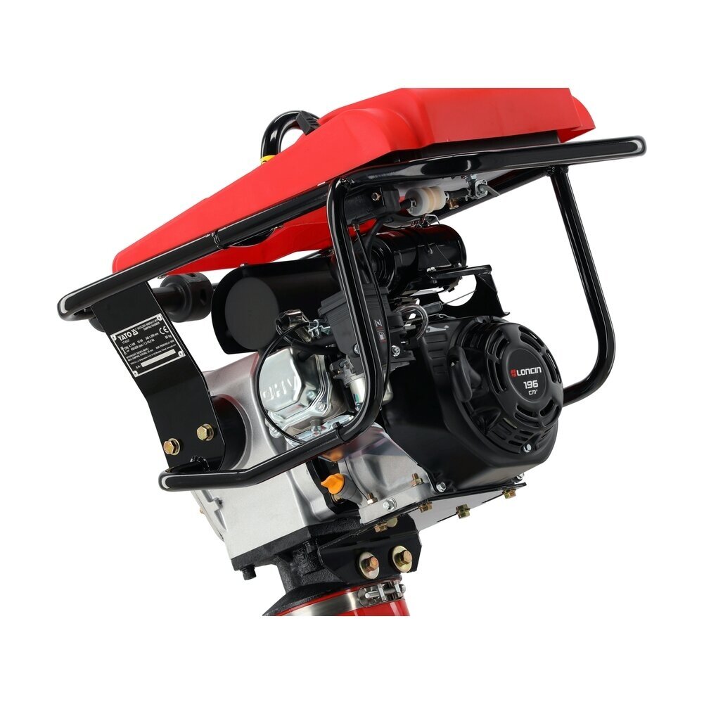 Benzininis grunto tankintuvas (vibroplūktuvas) 4,1 kW | Loncin LC168F-2H | 10 kN YATO 8 Benzininis grunto tankintuvas (vibroplūktuvas) 4,1 kW | Loncin LC168F-2H | 10 kN YATO 8