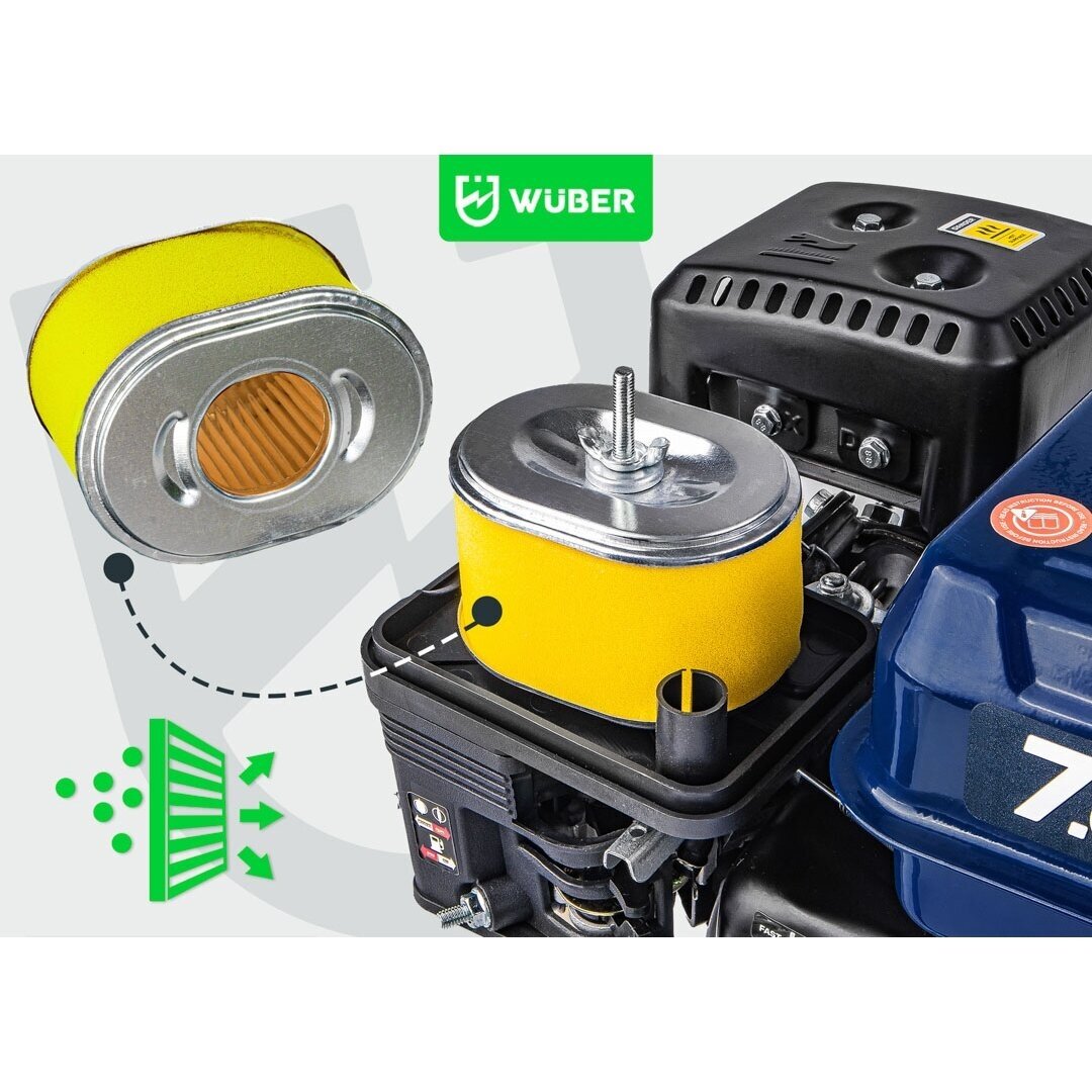 Benzininis variklis 7Ag su 19mm velenu WUBER W41003 5 Benzininis variklis 7Ag su 19mm velenu WUBER W41003 5