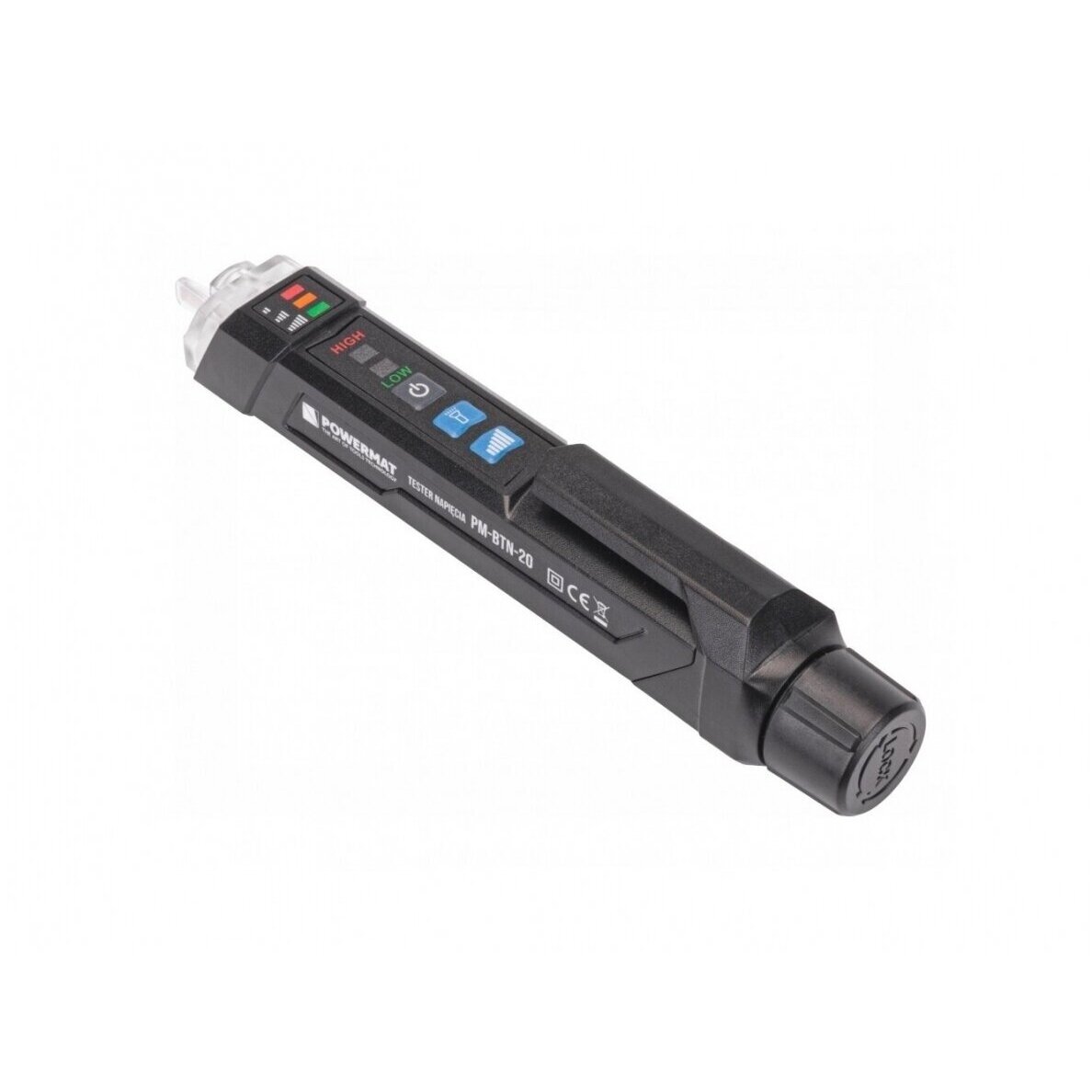 Bekontaktis įtampos testeris 12V / 48V - 1000V Powermat PM-BTN-20 2 Bekontaktis įtampos testeris 12V / 48V - 1000V Powermat PM-BTN-20 2