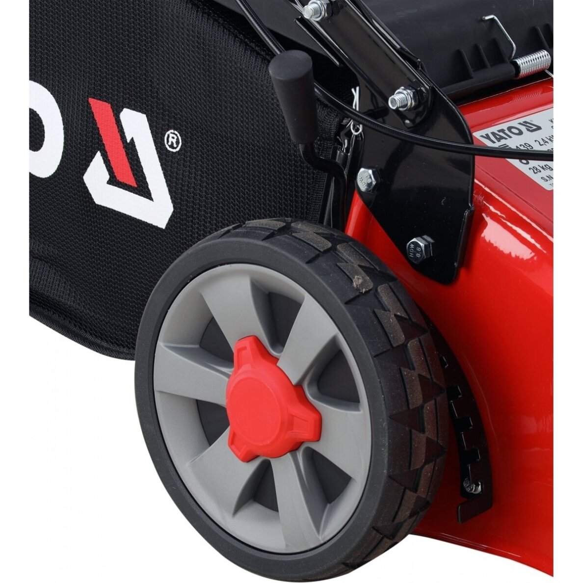 Benzininė vejapjovė su „Loncin“ 2,4 kW varikliu | 46 cm | 60 l YATO 11
