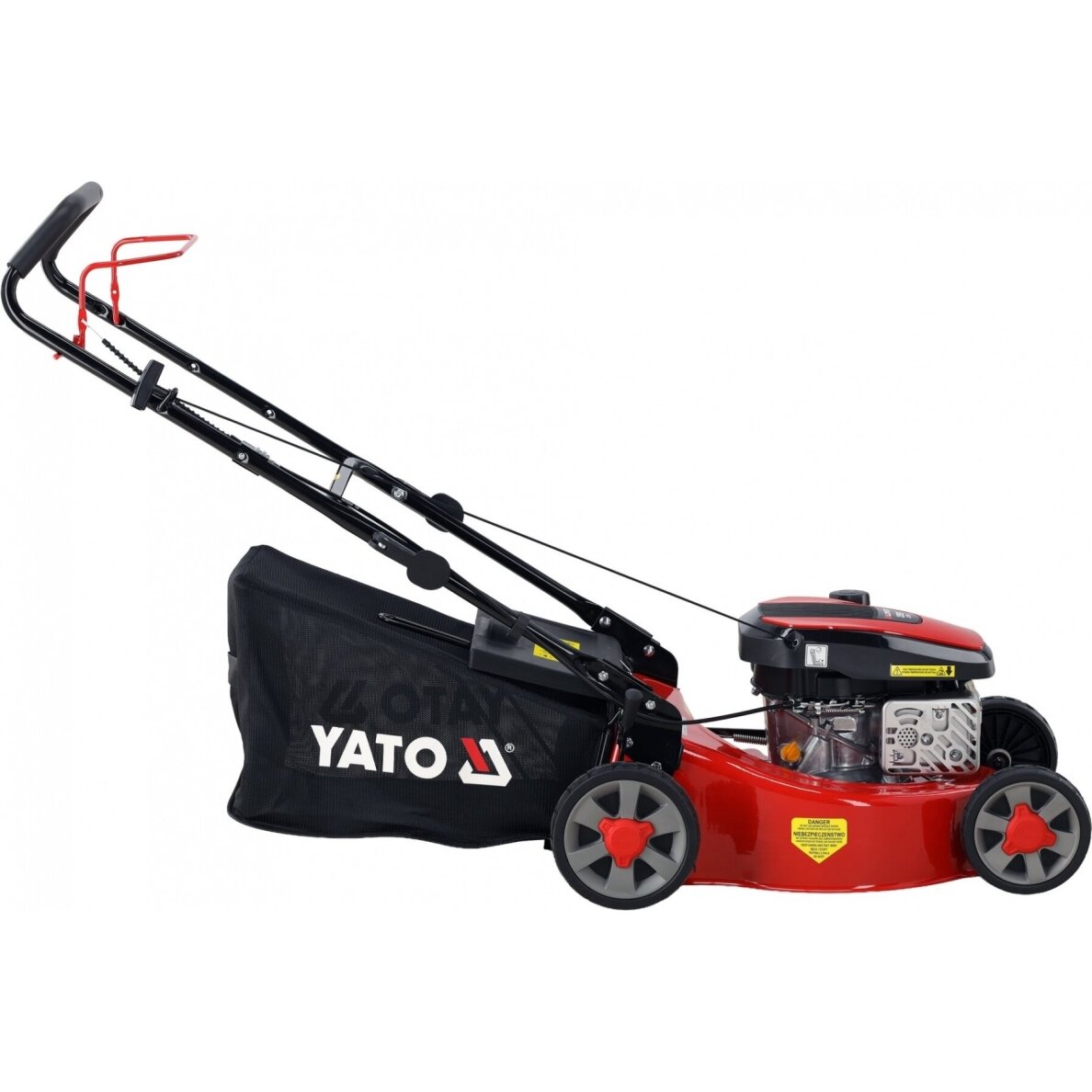 Benzininė vejapjovė su „Loncin“ 2,4 kW varikliu | 46 cm | 60 l YATO 2