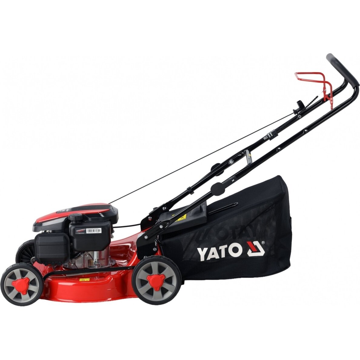 Benzininė vejapjovė su „Loncin“ 2,4 kW varikliu | 46 cm | 60 l YATO 3