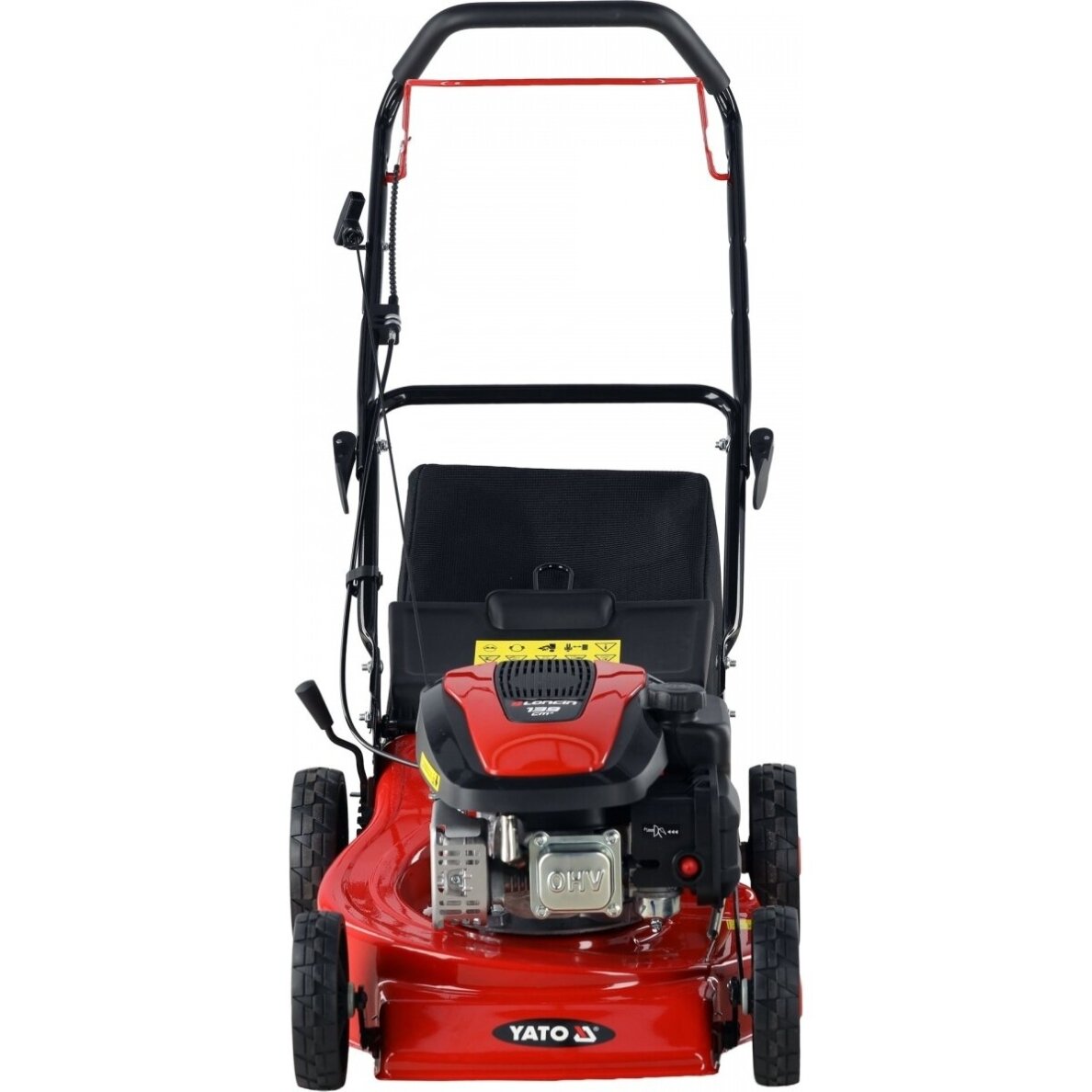 Benzininė vejapjovė su „Loncin“ 2,4 kW varikliu | 46 cm | 60 l YATO 4