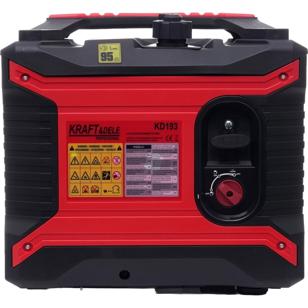 Benzininis inverterinis generatorius 230V 2.0/2.5kW Kraftdele 2 Benzininis inverterinis generatorius 230V 2.0/2.5kW Kraftdele 2