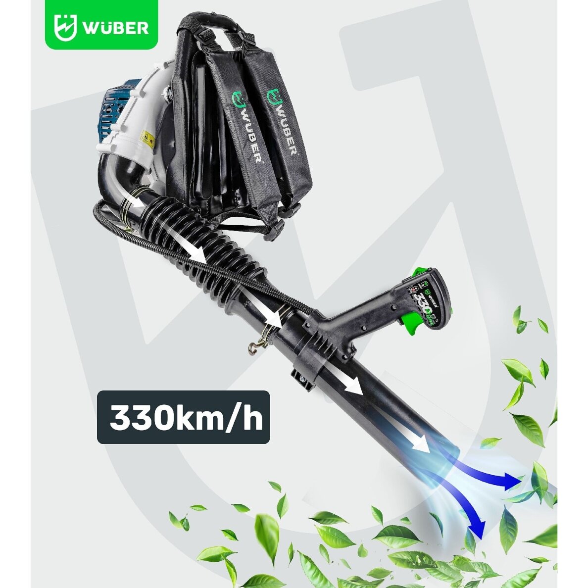 Benzininis nugarinis lapų pūstuvas 1,7Ag 720m³/h - Wuber W43435 3 Benzininis nugarinis lapų pūstuvas 1,7Ag 720m³/h - Wuber W43435 3