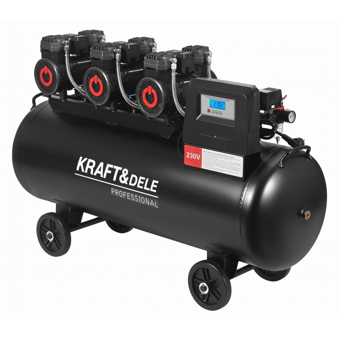 Betepalinis oro kompresorius 200L KD4084 – 3x2200W, 750 l/min 1 Betepalinis oro kompresorius 200L KD4084 – 3x2200W, 750 l/min 1