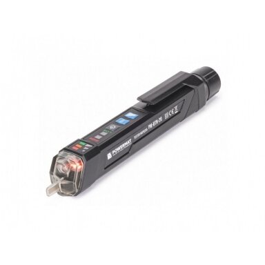 Bekontaktis įtampos testeris 12V / 48V - 1000V Powermat PM-BTN-20 Bekontaktis įtampos testeris 12V / 48V - 1000V Powermat PM-BTN-20