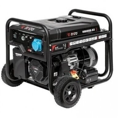 Benzininis elektros generatorius 230V, 8.5kW/7.2kW RATO R8500D-B2 Benzininis elektros generatorius 230V, 8.5kW/7.2kW RATO R8500D-B2