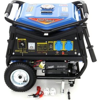 Benzininis elektros generatorius su elektriniu starteriu 2.8KW/3.0KW Kraftdele KD144 Benzininis elektros generatorius su elektriniu starteriu 2.8KW/3.0KW Kraftdele KD144