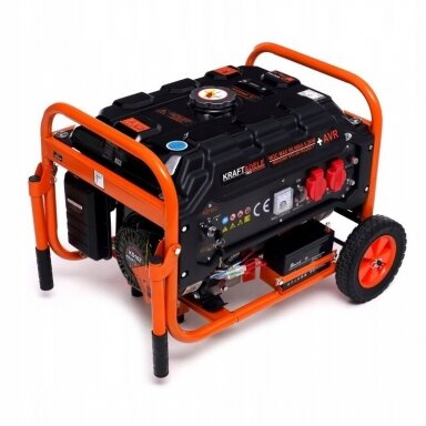 Benzininis generatorius su elektriniu starteriu 2.8KW/3.5KW Kraftdele Benzininis generatorius su elektriniu starteriu 2.8KW/3.5KW Kraftdele