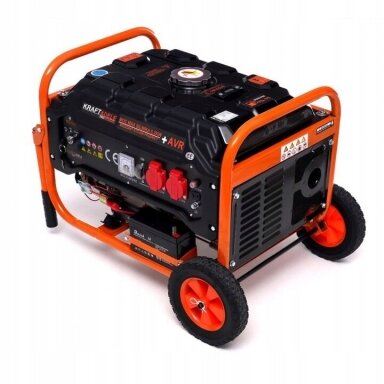 Benzininis generatorius su elektriniu starteriu 2.8KW/3.5KW Kraftdele Benzininis generatorius su elektriniu starteriu 2.8KW/3.5KW Kraftdele