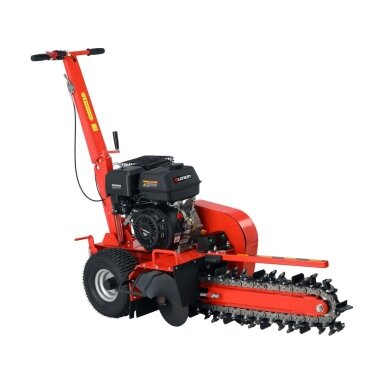 Benzininis grandininis ekskavatorius, Tranšėjų kasimo mašina | Gylis 60cm tūris 420cm3 YATO YT-86140 Benzininis grandininis ekskavatorius, Tranšėjų kasimo mašina | Gylis 60cm tūris 420cm3 YATO YT-86140
