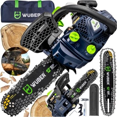 Benzininis grandininis pjūklas 1Ag, 30cm Wuber W53601 Benzininis grandininis pjūklas 1Ag, 30cm Wuber W53601