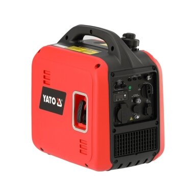 Benzininis inverterinis generatorius 1,9/2,0kW su elektriniu starteriu YATO YT-854837 Benzininis inverterinis generatorius 1,9/2,0kW su elektriniu starteriu YATO YT-854837