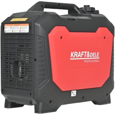 Benzininis inverterinis generatorius 3.5kW / 3.7kW Kraftdele KD3163 Benzininis inverterinis generatorius 3.5kW / 3.7kW Kraftdele KD3163
