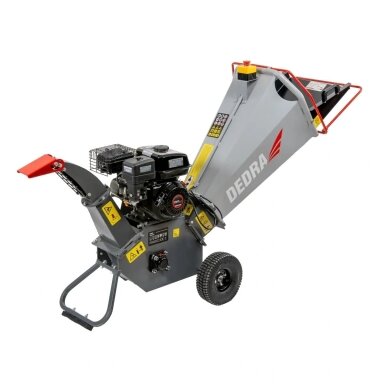 Benzininis šakų smulkintuvas DEDRA DED8684, variklis LONCIN 6,5 AG, pjovimo skersmuo 10 cm