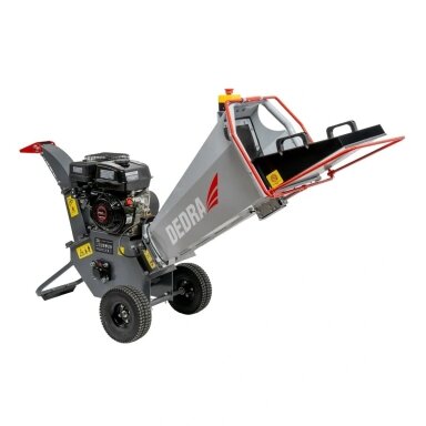 Benzininis šakų smulkintuvas DEDRA DED8684, variklis LONCIN 6,5 AG, pjovimo skersmuo 10 cm