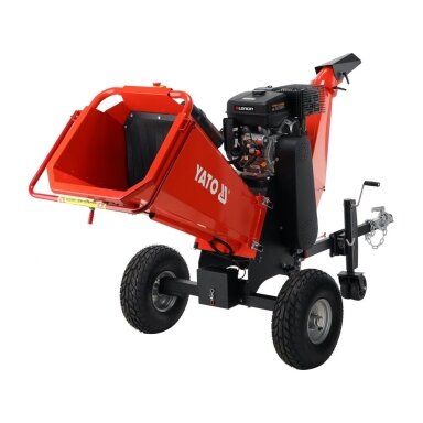 Benzininis šakų smulkintuvas, skersmuo 150mm 420cm3 YATO YT-86158 Benzininis šakų smulkintuvas, skersmuo 150mm 420cm3 YATO YT-86158