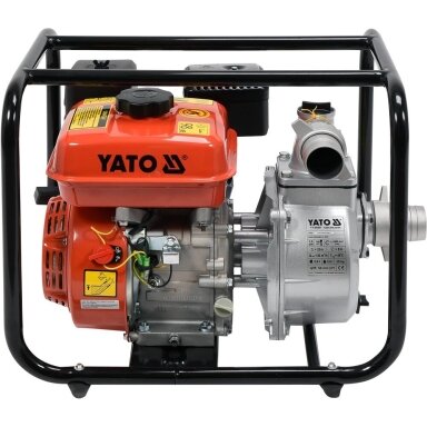 Benzininis vandens siurblys 2", 3,6kW YATO (Motopompa) Benzininis vandens siurblys 2", 3,6kW YATO (Motopompa)