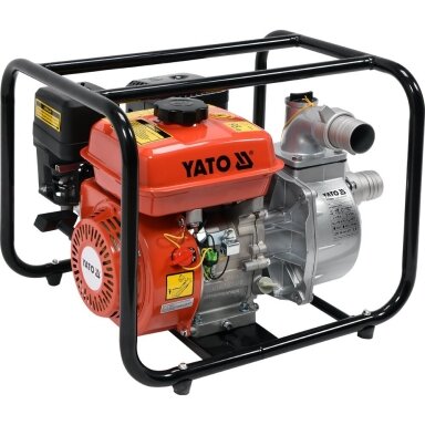 Benzininis vandens siurblys 2", 3,6kW YATO (Motopompa) Benzininis vandens siurblys 2", 3,6kW YATO (Motopompa)