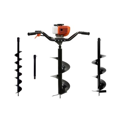 Benzininis žemės grąžtas + 3 grąžtai 10cm,20cm,30cm + ilgintuvas 50cm Geko G84021 Benzininis žemės grąžtas + 3 grąžtai 10cm,20cm,30cm + ilgintuvas 50cm Geko G84021