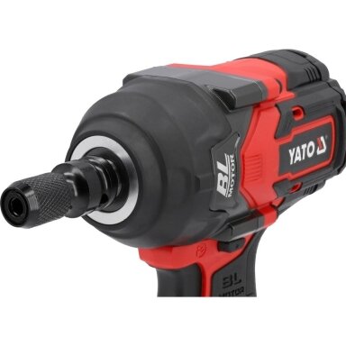 Bešepetėlinis smūginis veržliasūkis | 12,5 mm (1/2") | 18V 1200NM | M16 - M24 varžtams | be baterijos (YT-828072)