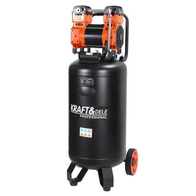 Betepalinis oro kompresorius Kraft&Dele KD1389| 100L, 2000W, 8 bar