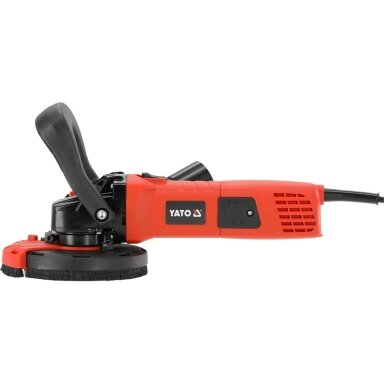 Betono šlifavimo mašinėlė 125mm, 1400W Su dulkių nutraukimu YATO YT-82164 Betono šlifavimo mašinėlė 125mm, 1400W Su dulkių nutraukimu YATO YT-82164