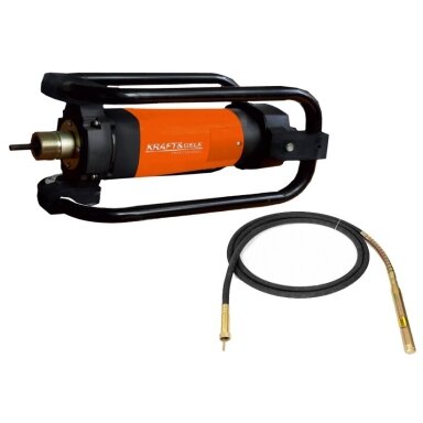 Betono vibratorius 2350W + Žarna 38MM X 4M, Betono vibratorius 2350W + Žarna 38MM X 4M,