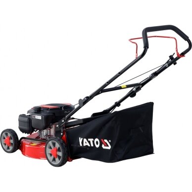 Benzininė vejapjovė su „Loncin“ 2,4 kW varikliu | 46 cm | 60 l YATO 5