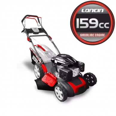 Benzinine vejapjovė su pavara 2,9kW, Loncin DEDRA DED8724-46L