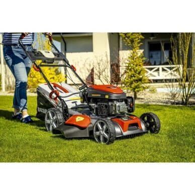 Benzininė žoliapjovė su elektriniu starteriu 4.0kW, 51cm DEDRA DED8725-51L2SE 12
