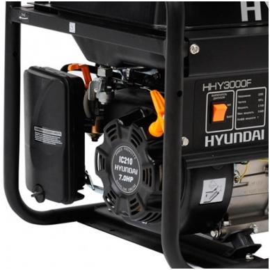 Benzininis elektros generatorius Hyundai 3kW/2,6kW 2