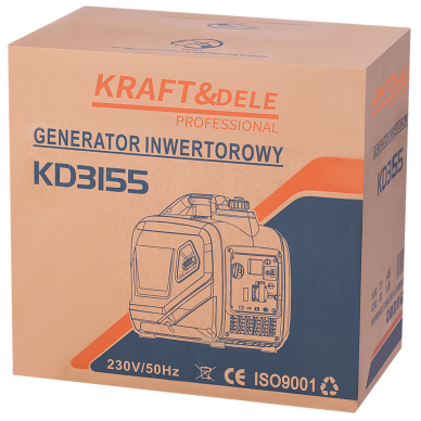 Benzininis inverterinis elektros generatorius 2.3kW / 2.6kW 230V Kraftdele 13 Benzininis inverterinis elektros generatorius 2.3kW / 2.6kW 230V Kraftdele 13