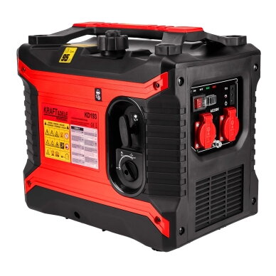 Benzininis inverterinis generatorius 230V 2.0/2.5kW Kraftdele Benzininis inverterinis generatorius 230V 2.0/2.5kW Kraftdele