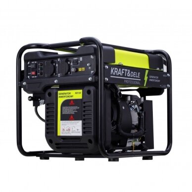 Benzininis inverterinis generatorius 3500W 230V Kraft&Dele