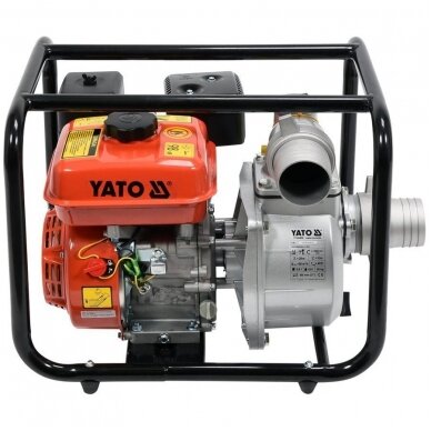 Benzininis vandens siurblys 3", 3,6kW YATO (Motopompa) 1 Benzininis vandens siurblys 3", 3,6kW YATO (Motopompa) 1