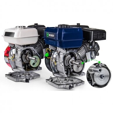 Benzininis variklis 7Ag su 19mm velenu WUBER W41003 4
