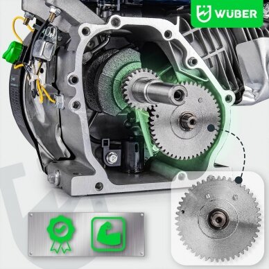 Benzininis variklis 7Ag su 19mm velenu WUBER W41003 9
