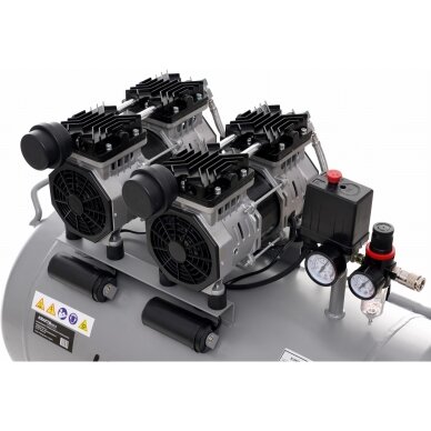 Betepalinis kompresorius 100L 2×1500W Kraftdele 4
