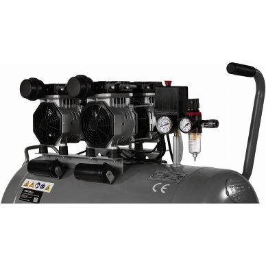 Betepalinis kompresorius 100L 2×1500W Kraftdele 11