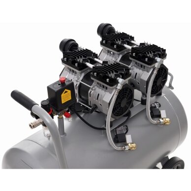 Betepalinis kompresorius 100L 2×1500W Kraftdele 6