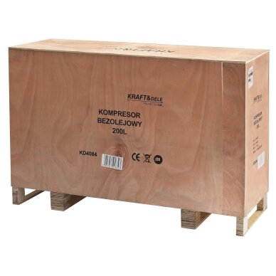 Betepalinis oro kompresorius 200L KD4084 – 3x2200W, 750 l/min 15