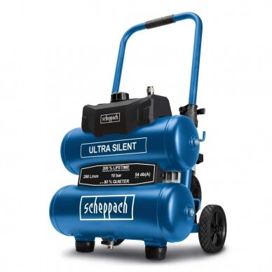 Betepalinis oro kompresorius 2x10L, Scheppach HC20si-twin