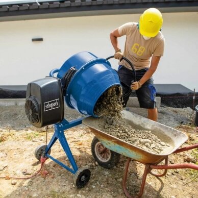 Betono maišyklė 140L, 550W, Scheppach MIX140L 3 Betono maišyklė 140L, 550W, Scheppach MIX140L 3